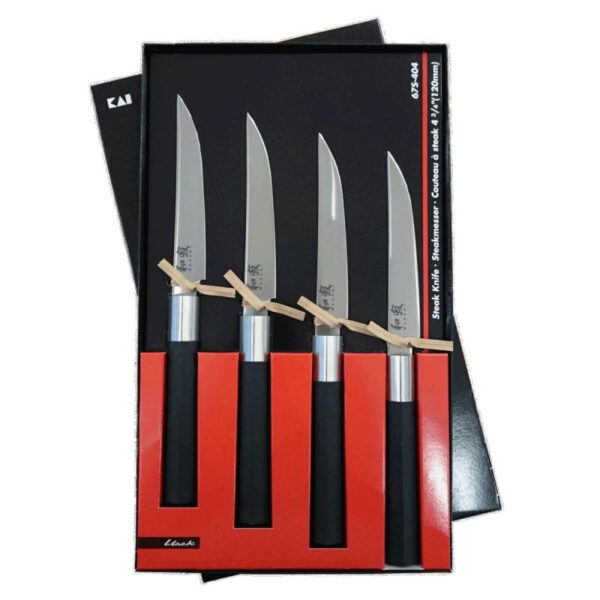 generalgas kai wasabi black 4 steak knife 12cm 67S 404 1