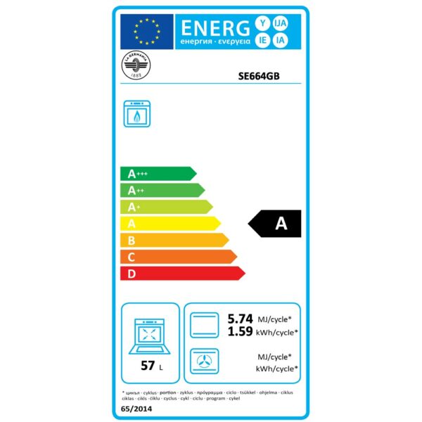 LA GERMANIA SE664GB Energy Label 1000